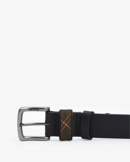 Barbour Esk Mens Leather Belt - Black