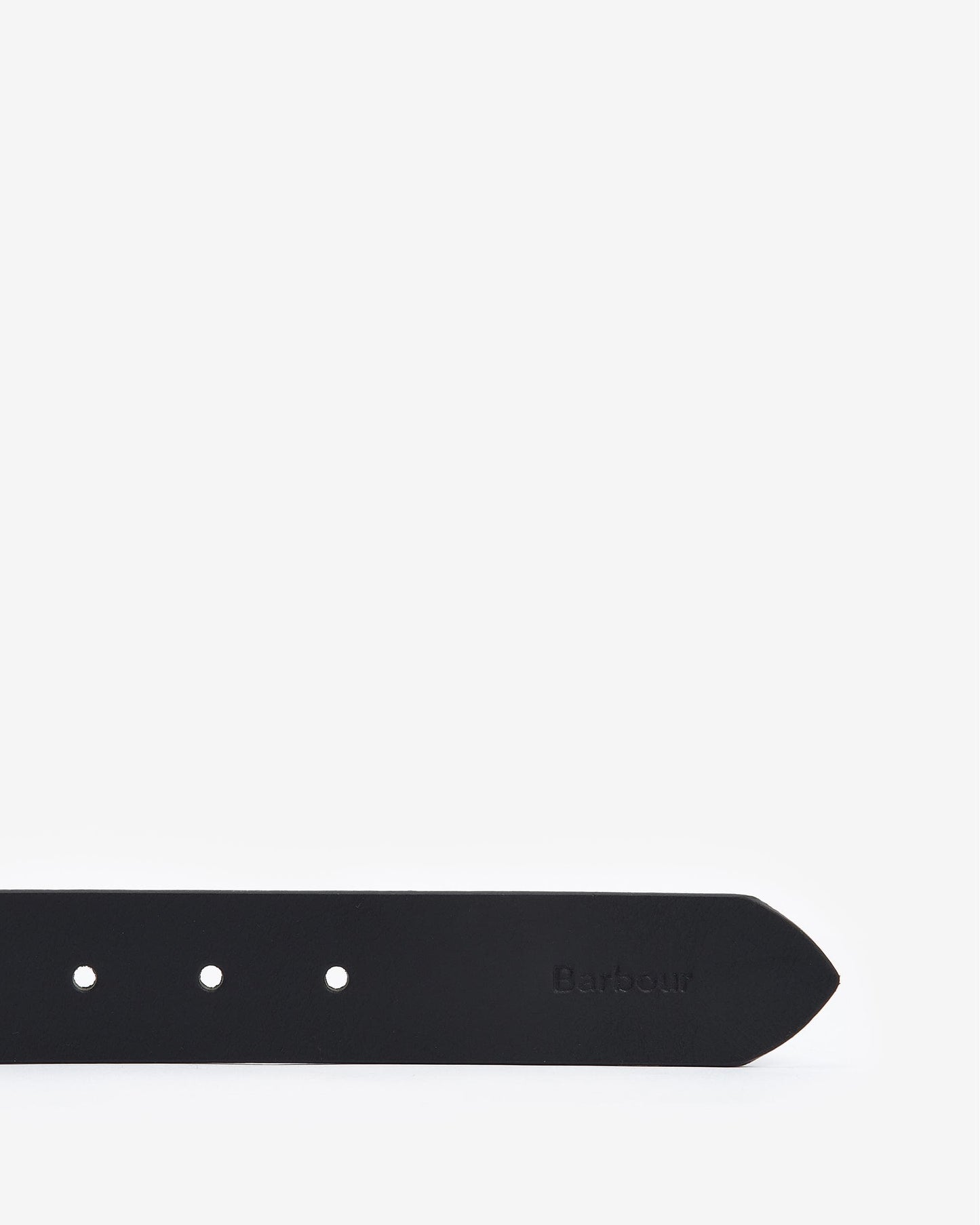 Barbour Esk Mens Leather Belt - Black