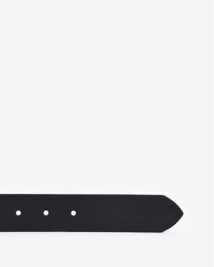 Barbour Esk Mens Leather Belt - Black
