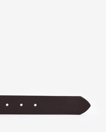 Barbour Esk Mens Leather Belt - Brown