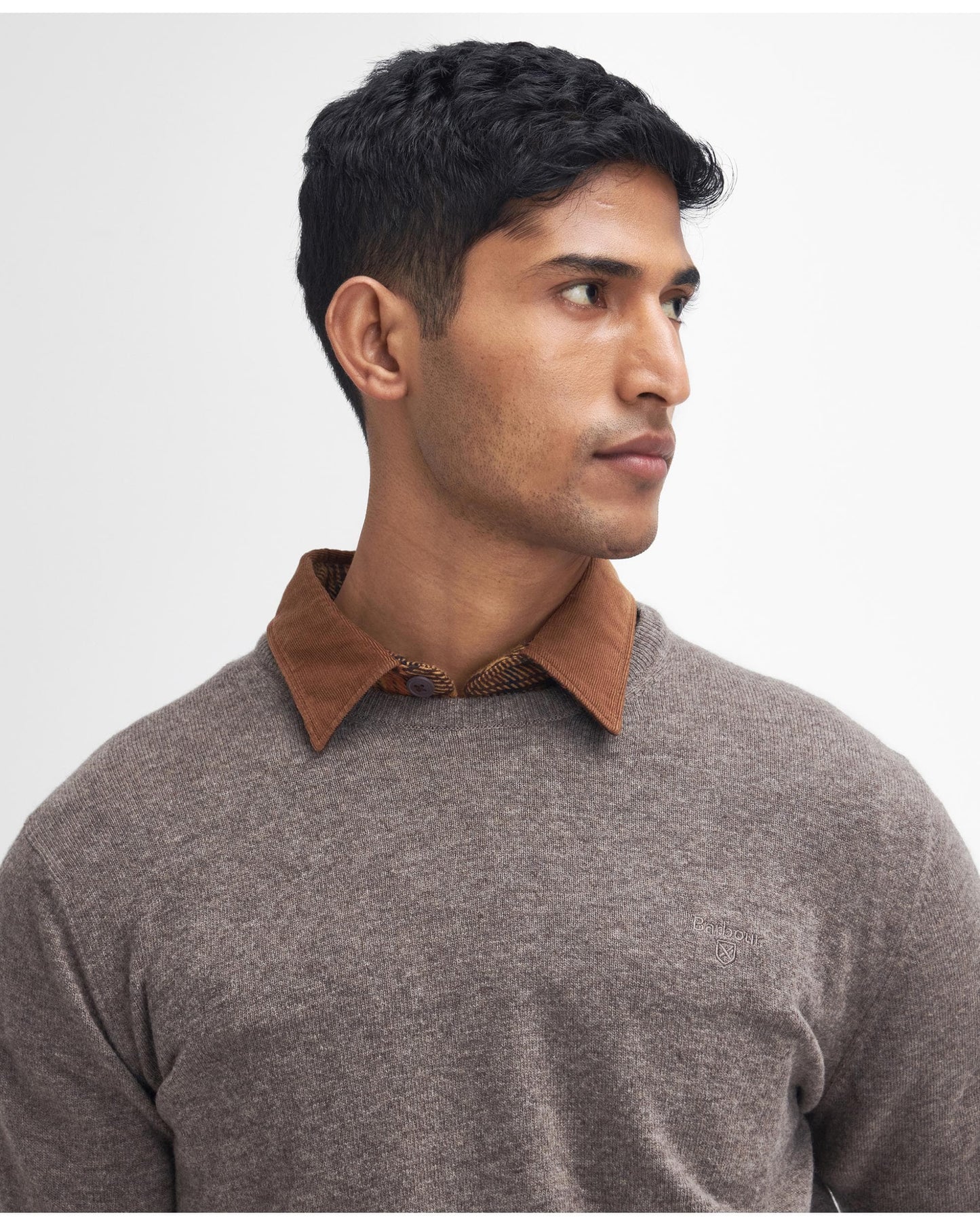 Barbour Essential Crew Neck Mens Jumper