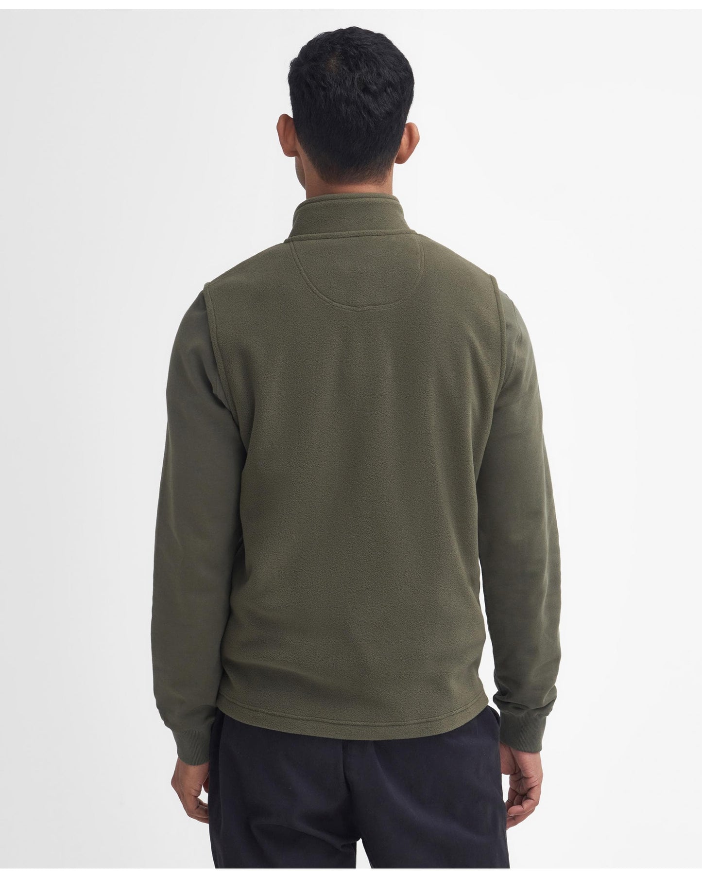 Barbour Essentials Mens Fleece Gilet - Mid Olive