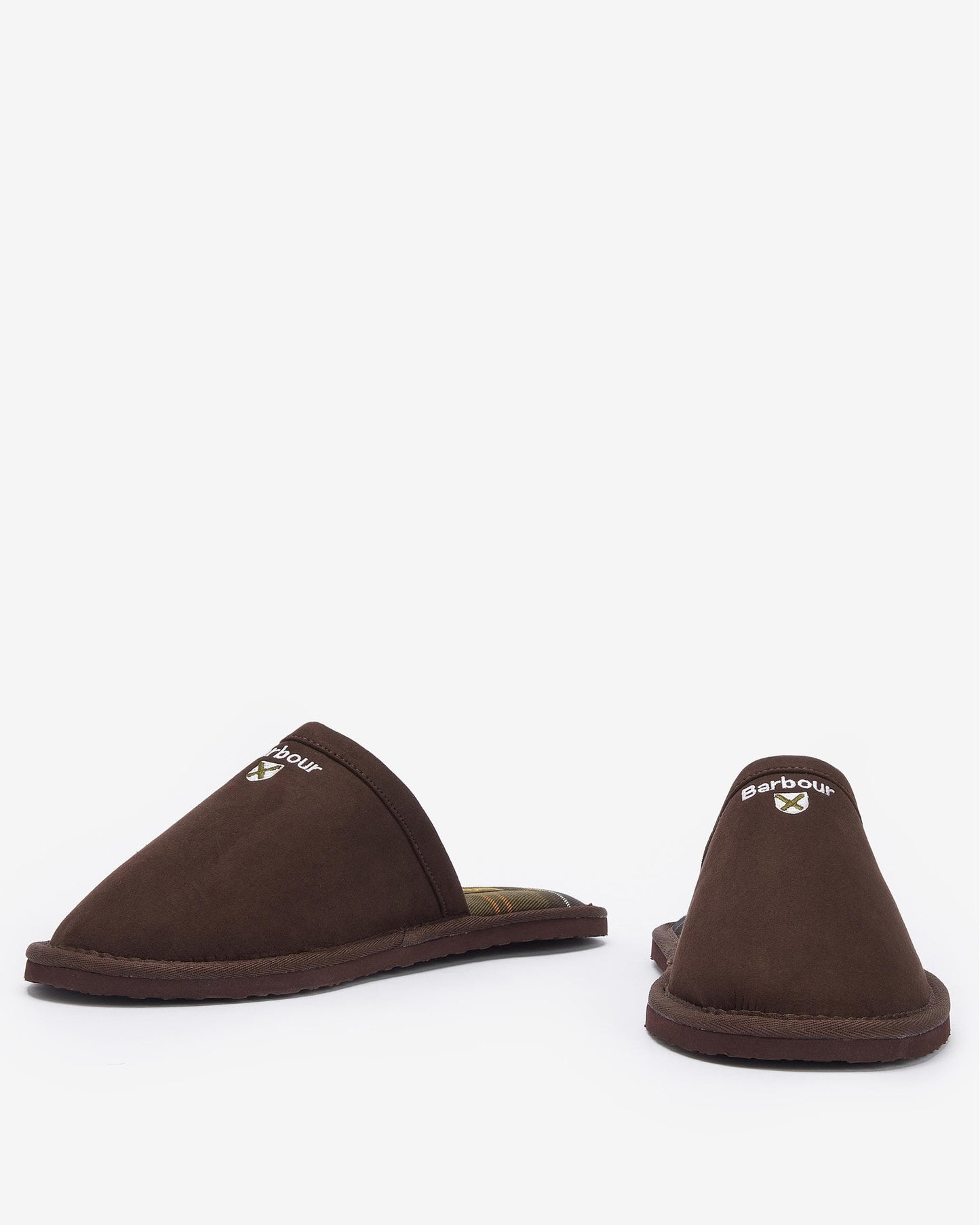 Barbour Everitt Mens Mule Slippers - Brown