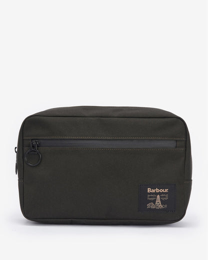 Barbour Field Mens Canvas Washbag