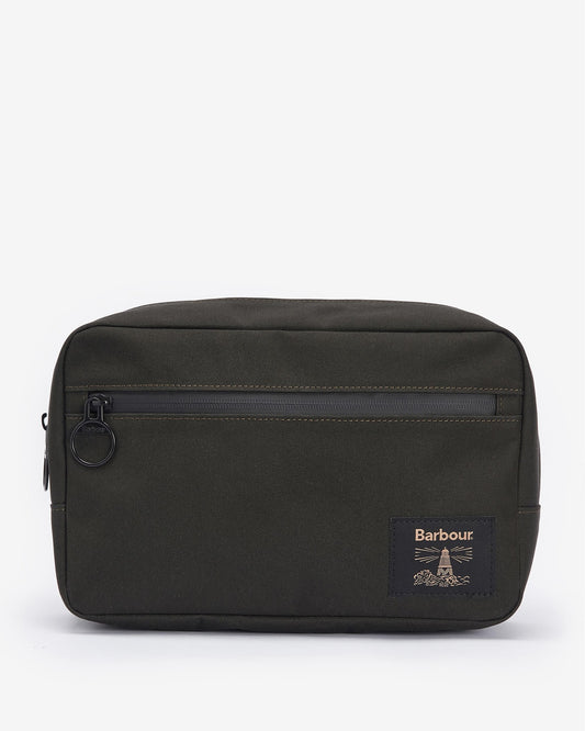 Barbour Field Mens Canvas Washbag