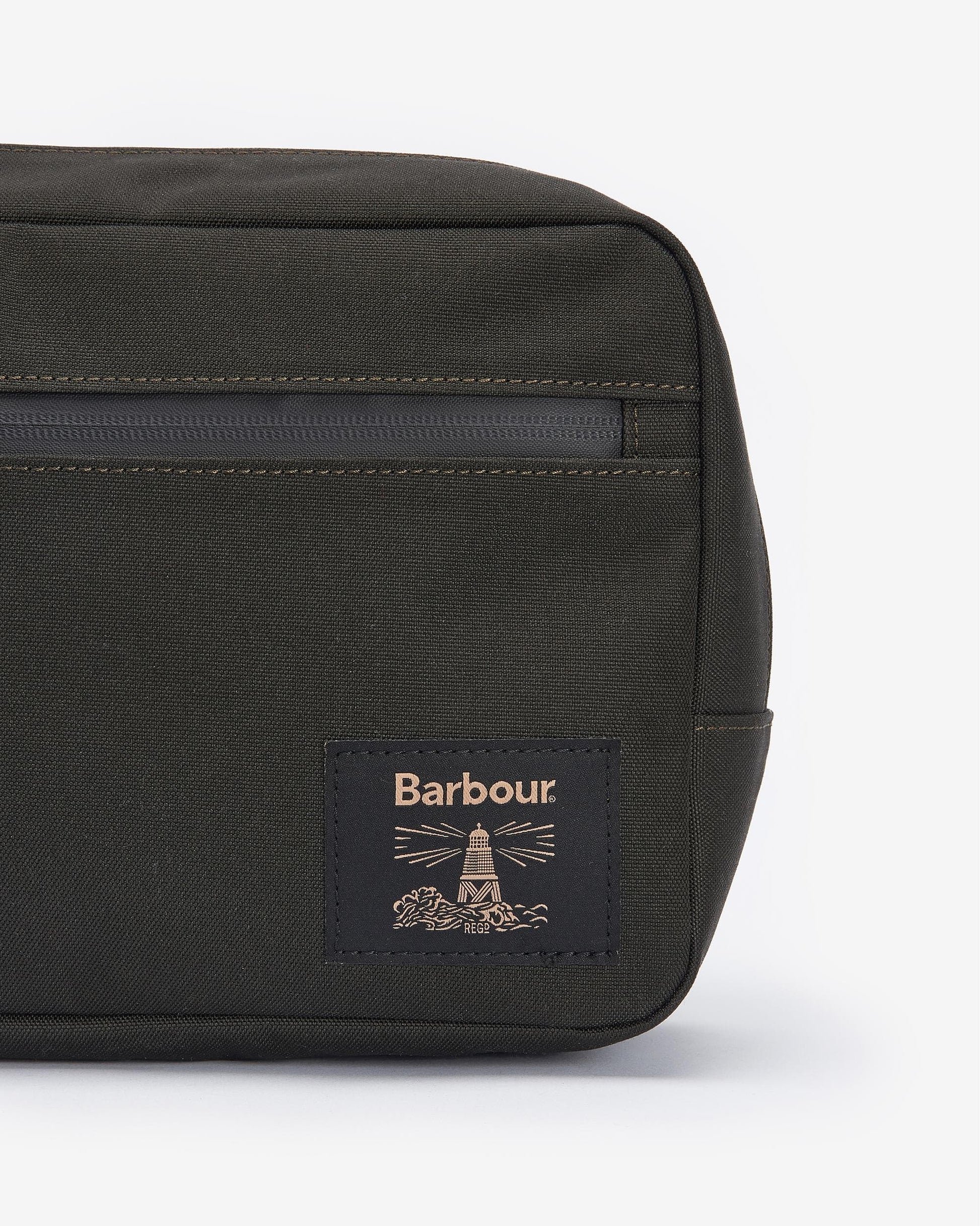 Barbour Field Mens Canvas Washbag
