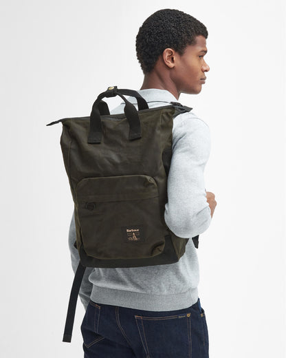 Barbour Field Unisex Wax Backpack