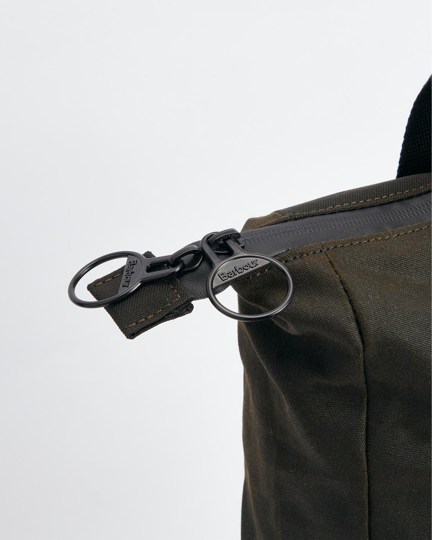 Barbour Field Unisex Wax Backpack - Olive/Black