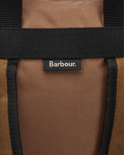 Barbour Field Unisex Wax Backpack - Tan/Black