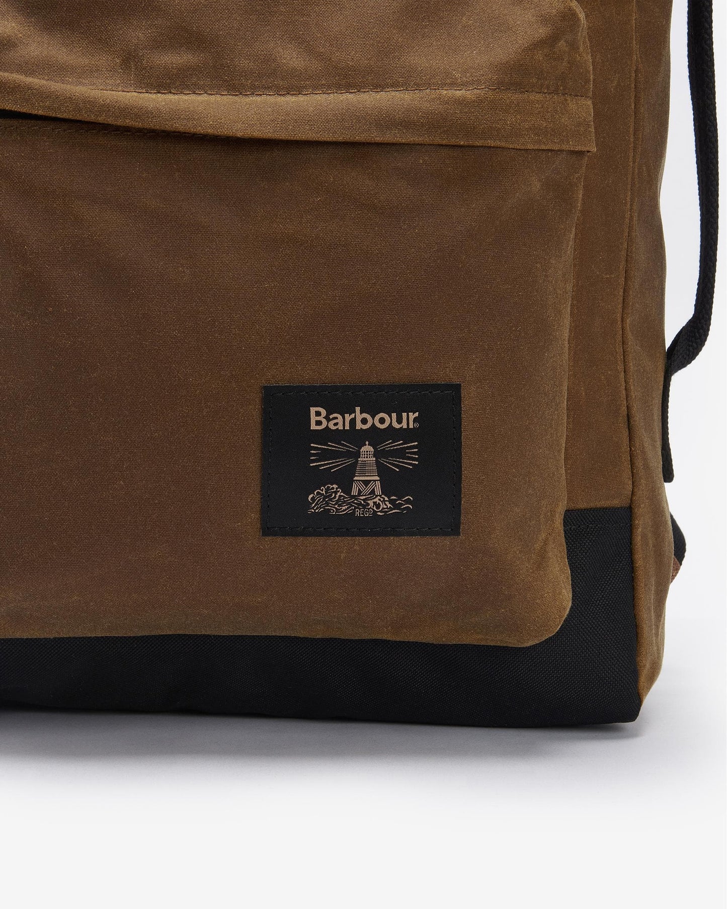 Barbour Field Unisex Wax Backpack - Tan/Black