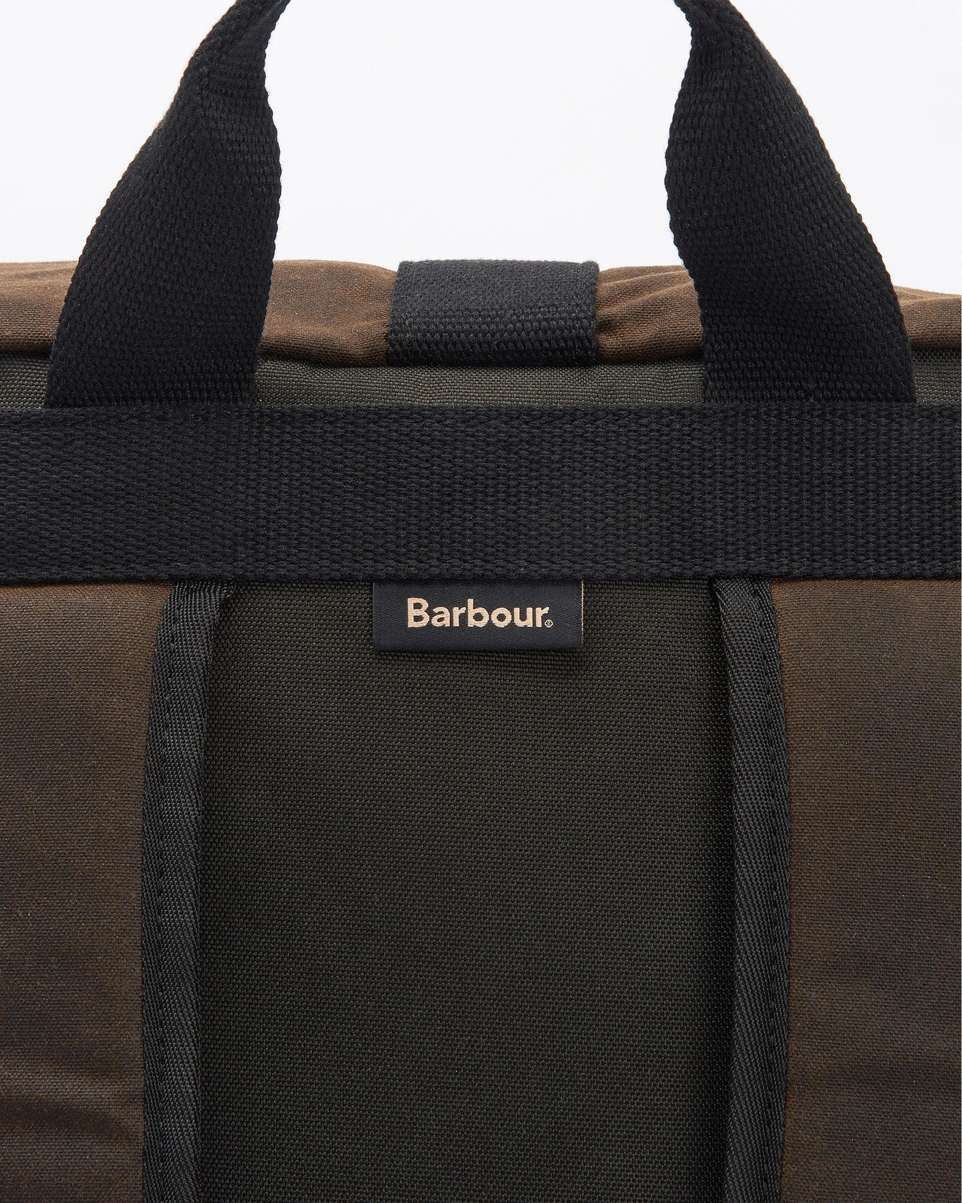 Barbour Field Unisex Wax Fold Over Top Backpack