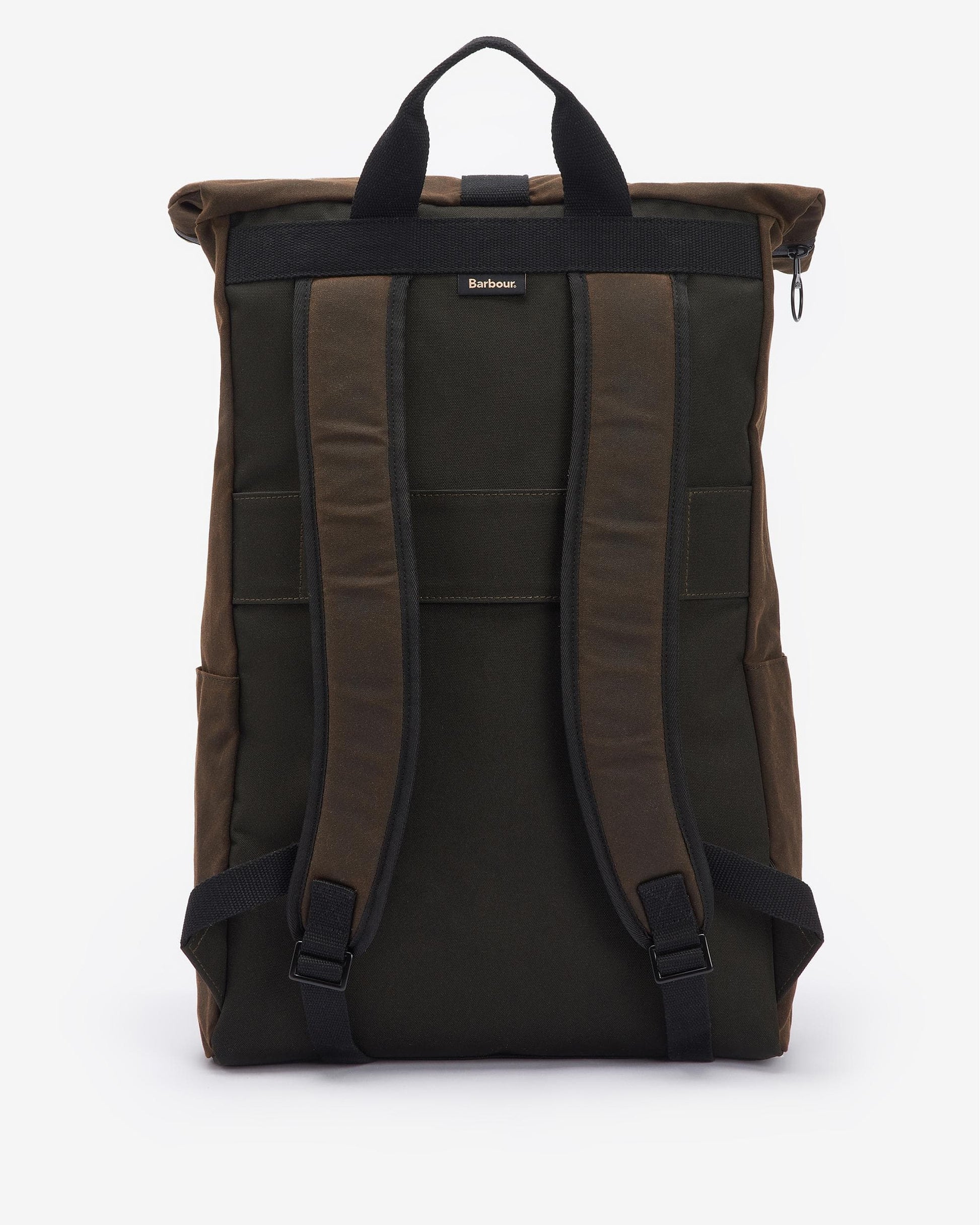 Barbour Field Unisex Wax Fold Over Top Backpack