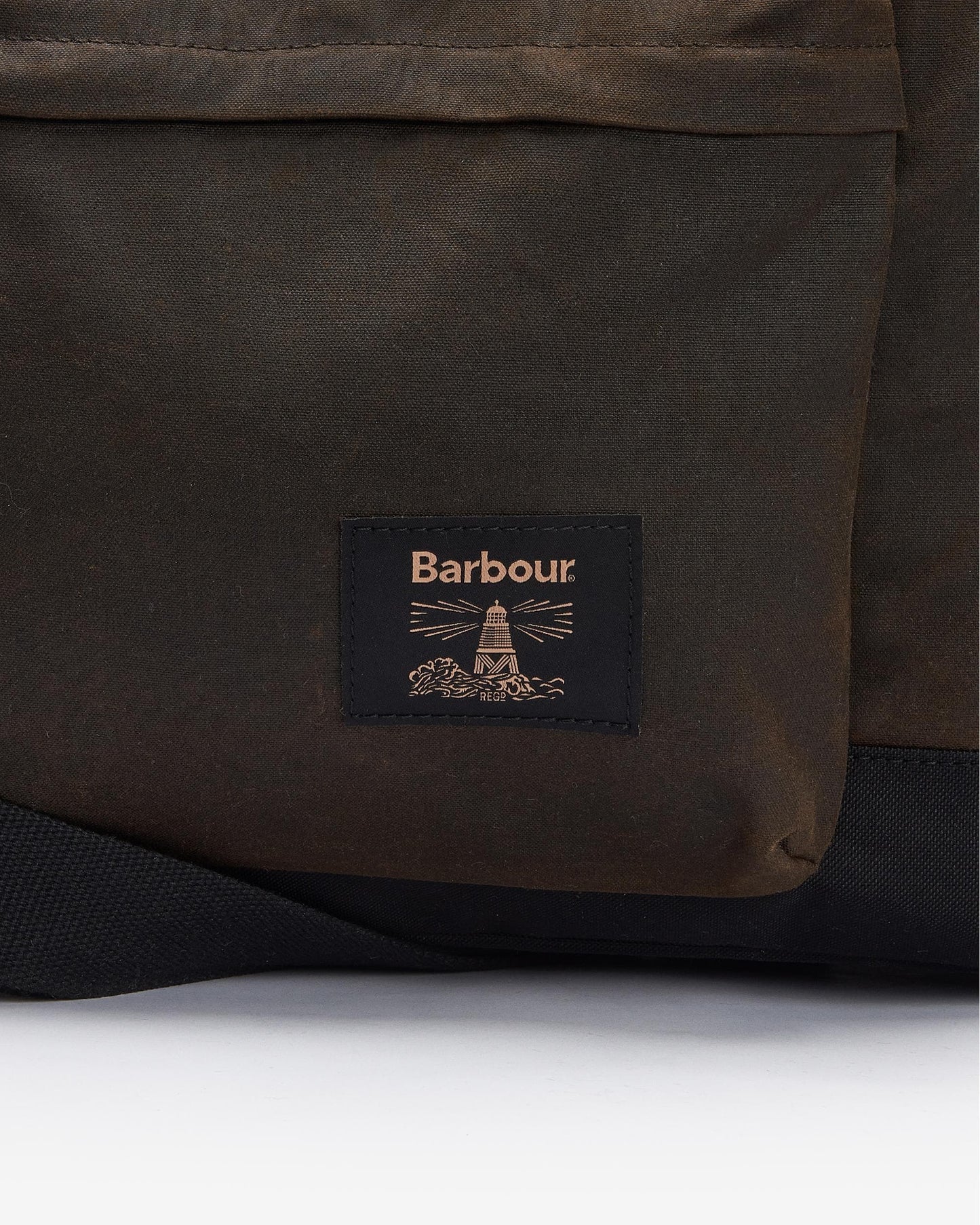 Barbour Field Unisex Wax Holdall - Olive/Black