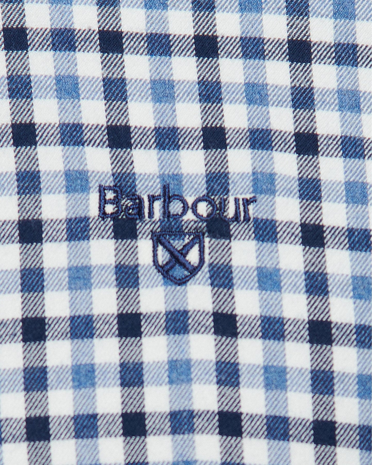 Barbour Finkle Mens Long Sleeve Tailored Fit Shirt - Navy