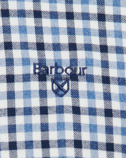 Barbour Finkle Mens Long Sleeve Tailored Fit Shirt - Navy