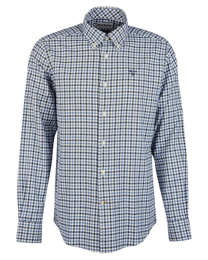 Barbour Finkle Mens Long Sleeve Tailored Fit Shirt - Navy