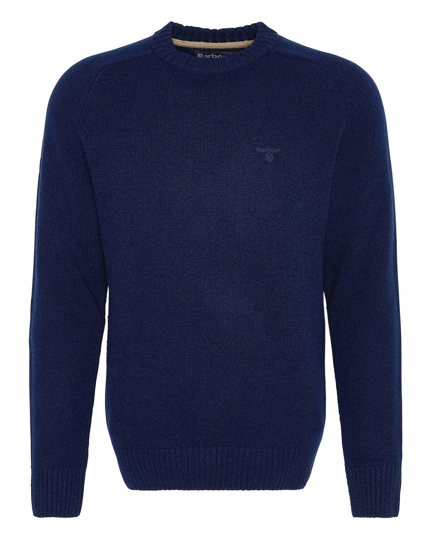 Barbour Grangetown Mens Crew Neck Knitted Sweater - Navy