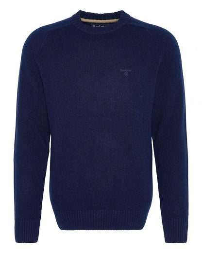 Barbour Grangetown Mens Crew Neck Knitted Sweater - Navy