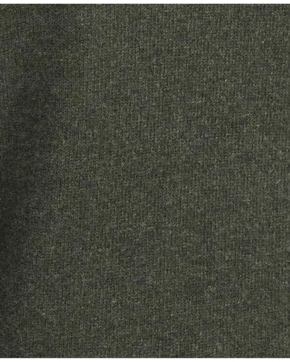Barbour Grangetown Mens Crew Neck Knitted Sweater - Mid Olive