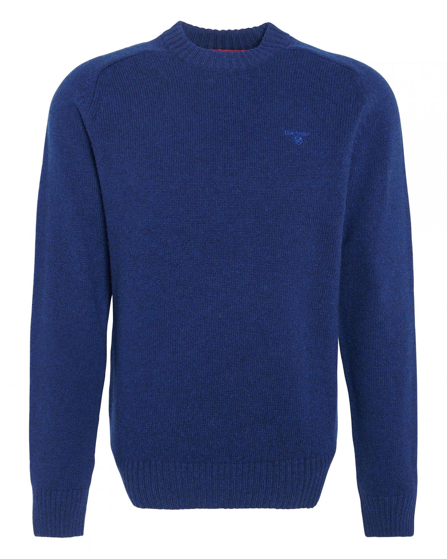 Barbour Grangetown Mens Crew Neck Knitted Sweater - Inky Blue