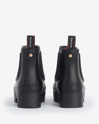 Barbour Halton Womens Chelsea Wellies - Black