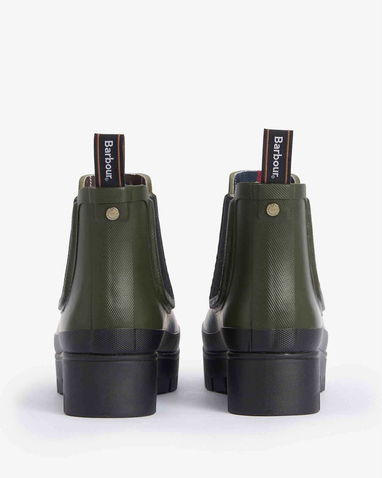 Barbour Halton Womens Chelsea Wellies - Olive/Black