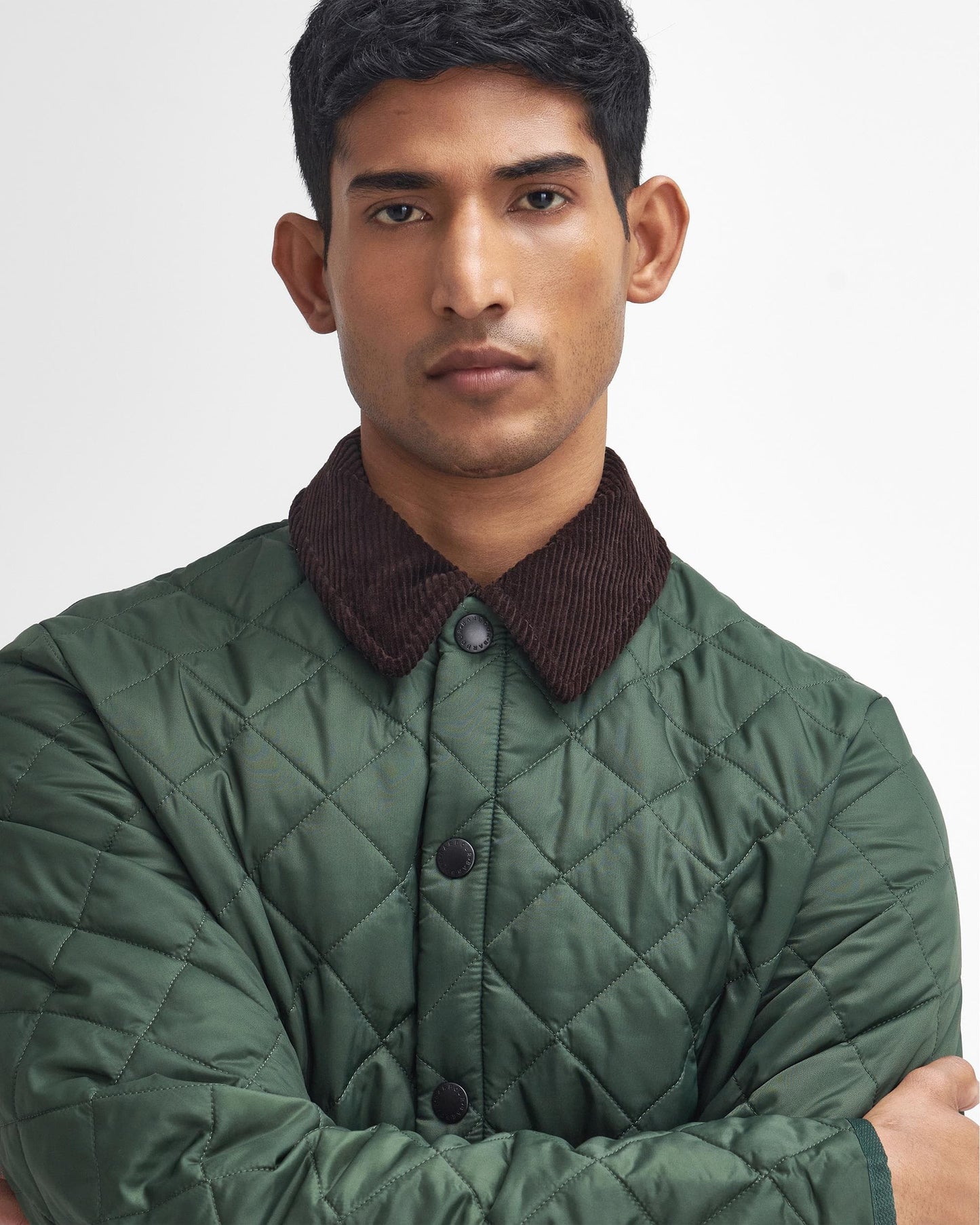 Barbour Heritage Liddesdale Quilted Mens Jacket - Racing Green
