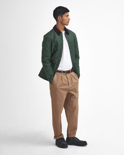 Barbour Heritage Liddesdale Quilted Mens Jacket - Racing Green