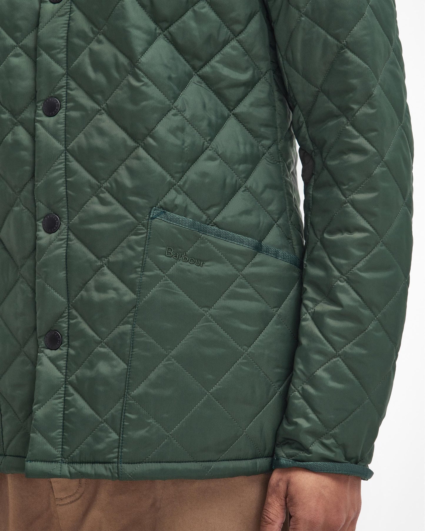 Barbour Heritage Liddesdale Quilted Mens Jacket - Racing Green