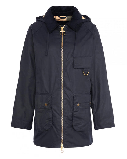 Barbour Highclere Womens Wax Jacket - Navy