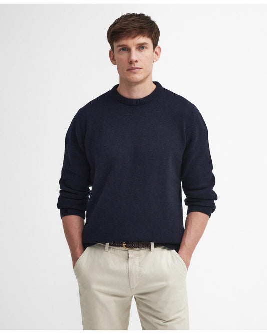 Barbour Barbour Holden Mens Crew Neck Knitted Sweater