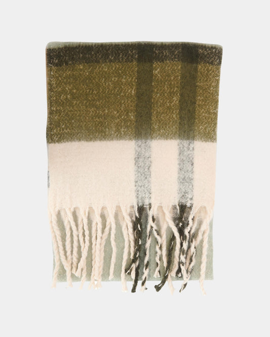 Barbour Isla Tartan Womens Boucle Scarf