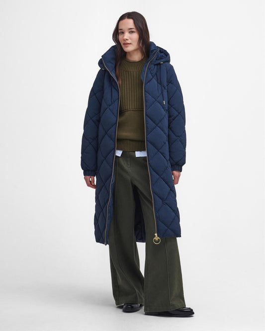 Barbour Kirkton Womens Long Puffer Jacket