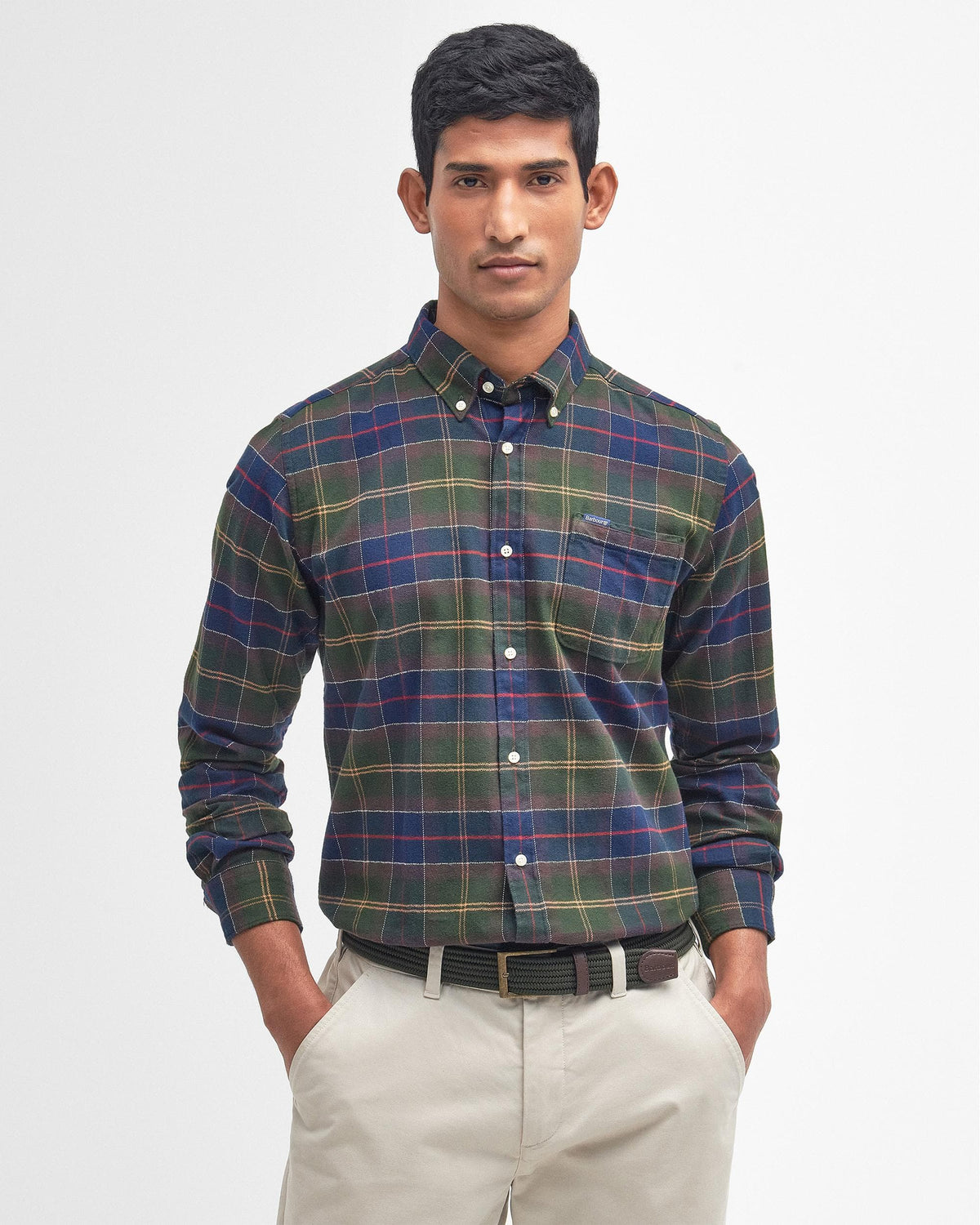 Barbour Kyeloch Tailored Mens Shirt - Classic Tartan - CHO - Designer Mens Long Sleeve Shirts