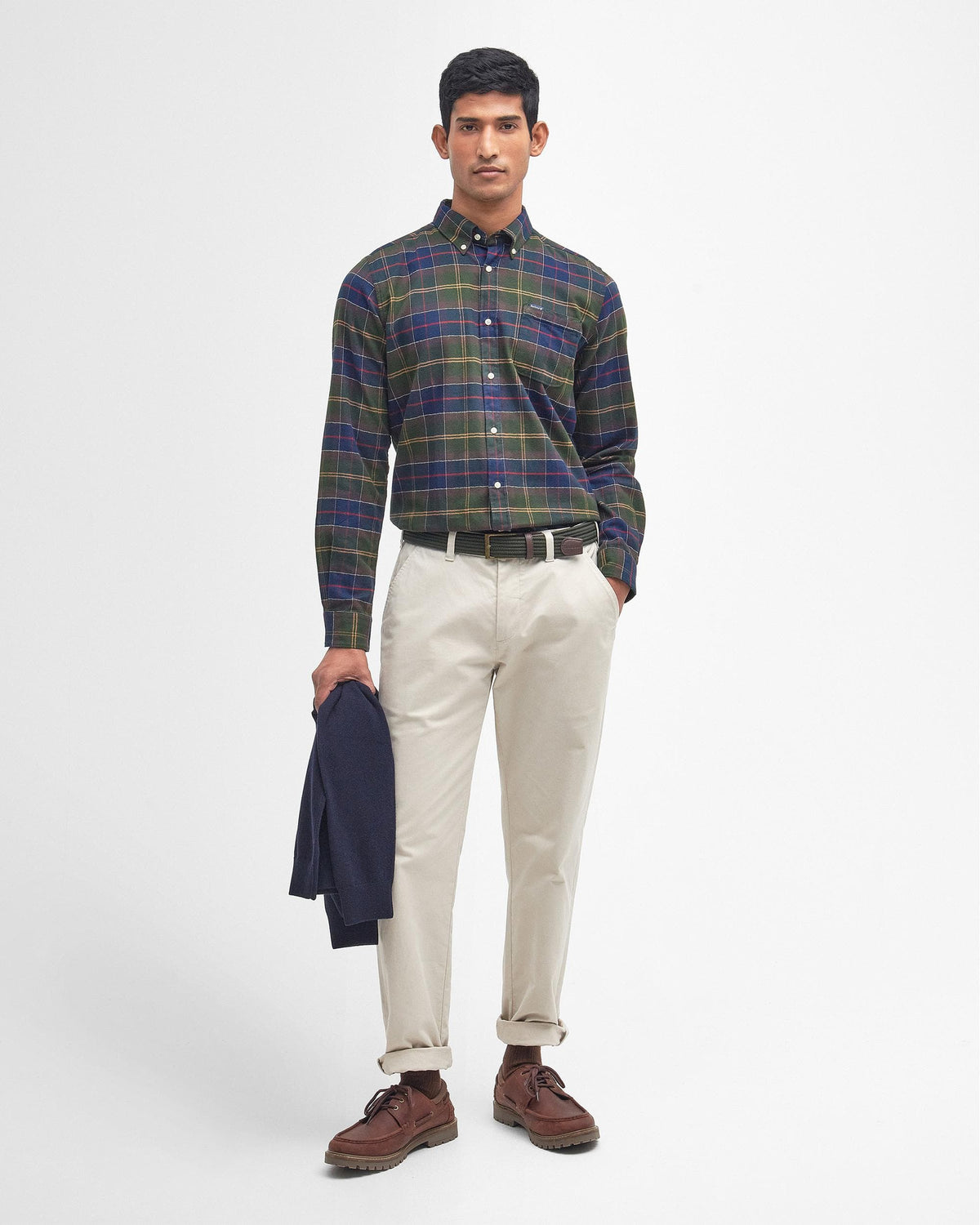 Barbour Kyeloch Tailored Mens Shirt - Classic Tartan - CHO - Designer Mens Long Sleeve Shirts