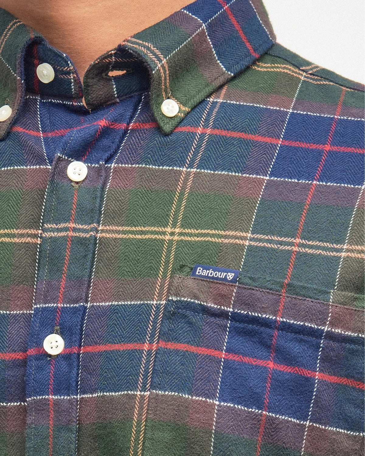 Barbour Kyeloch Tailored Mens Shirt - Classic Tartan - CHO - Designer Mens Long Sleeve Shirts