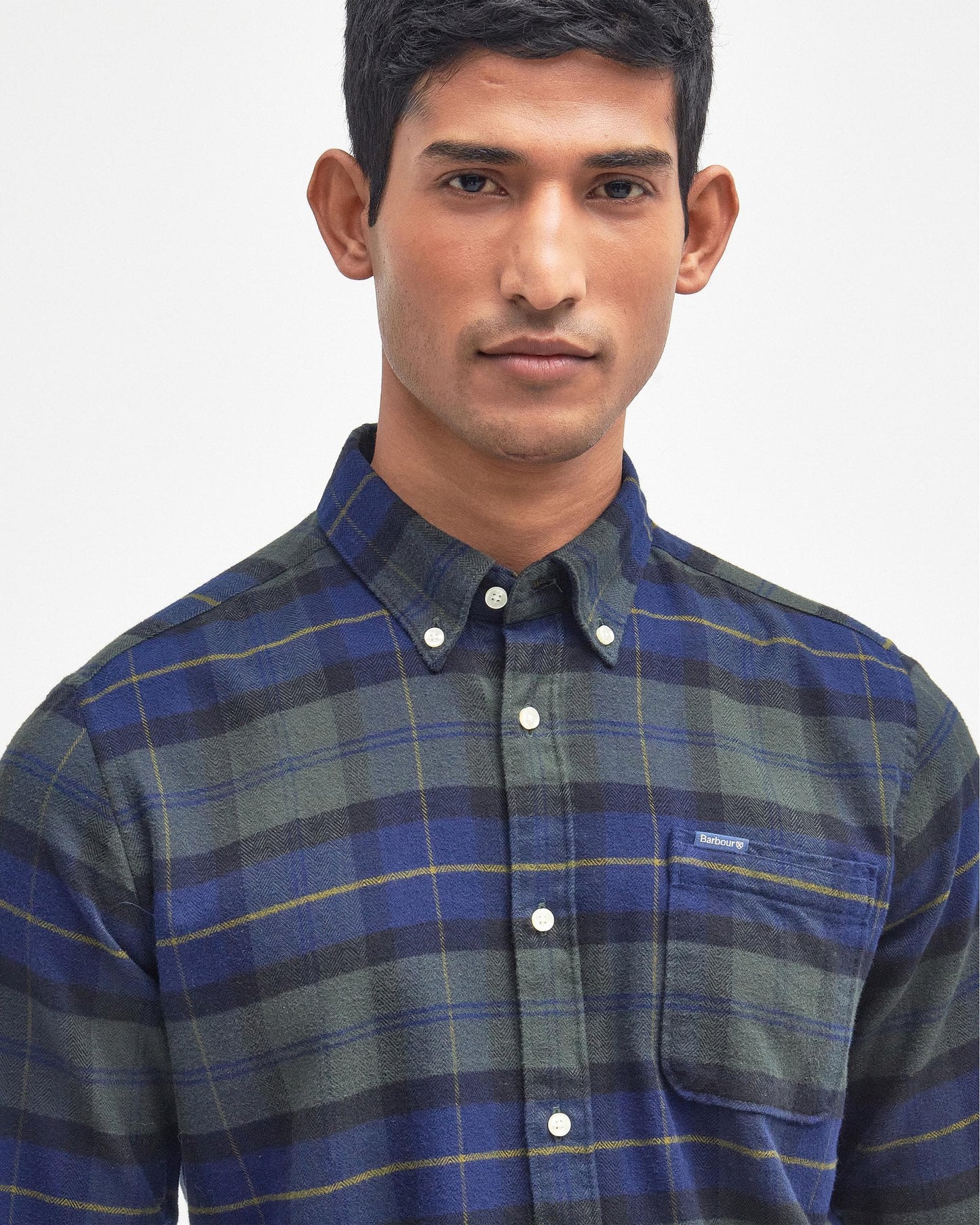Barbour Kyeloch Tailored Mens Shirt - Olive Night