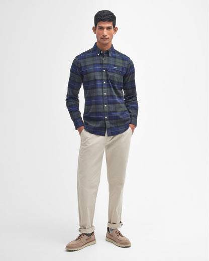 Barbour Kyeloch Tailored Mens Shirt - Olive Night