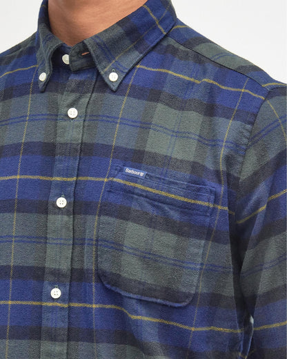 Barbour Kyeloch Tailored Mens Shirt - Olive Night