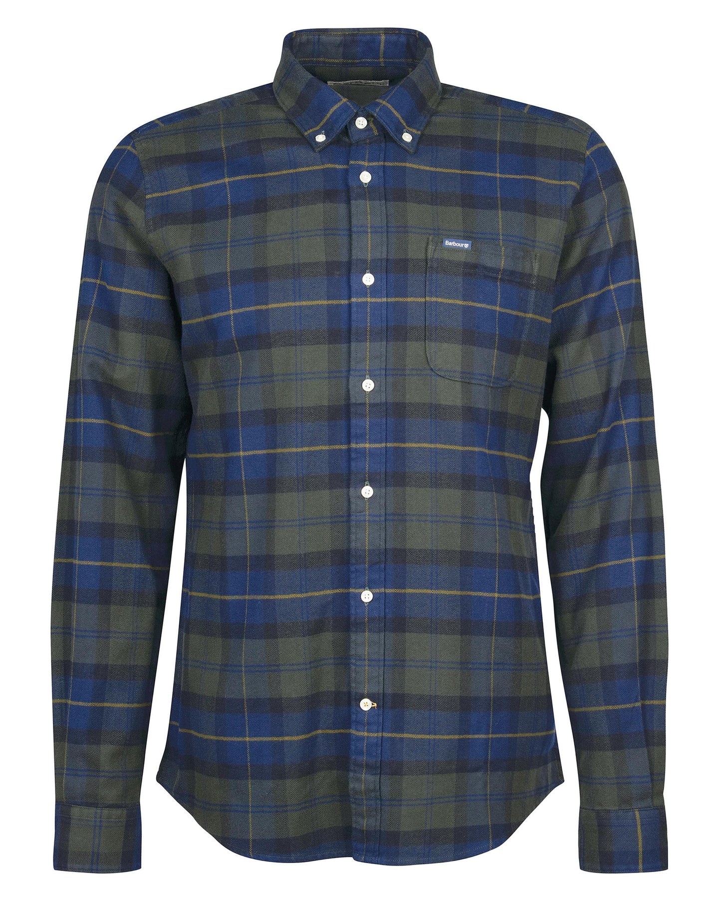 Barbour Kyeloch Tailored Mens Shirt - Olive Night