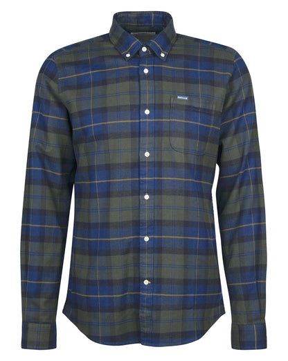 Barbour Kyeloch Tailored Mens Shirt - Olive Night