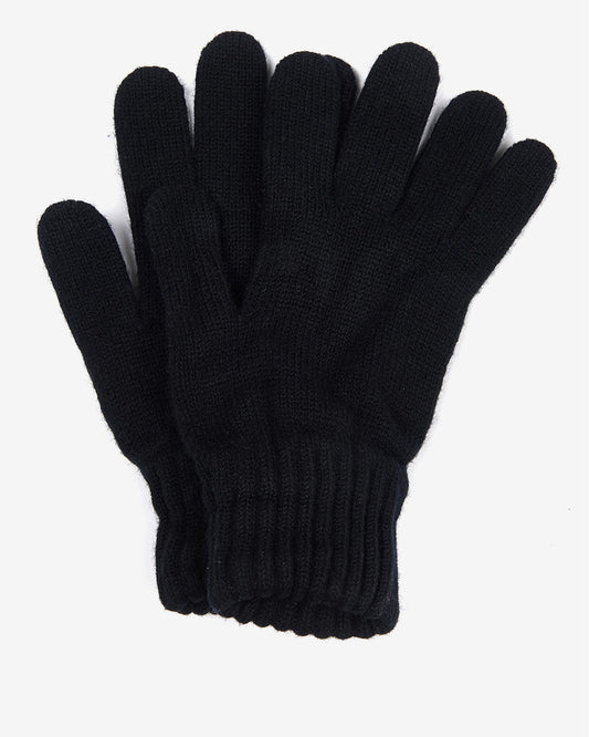 Barbour Lambswool Mens Gloves - Black