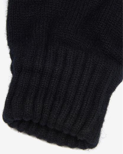 Barbour Lambswool Mens Gloves - Black