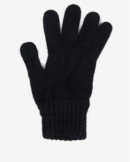 Barbour Lambswool Mens Gloves - Black