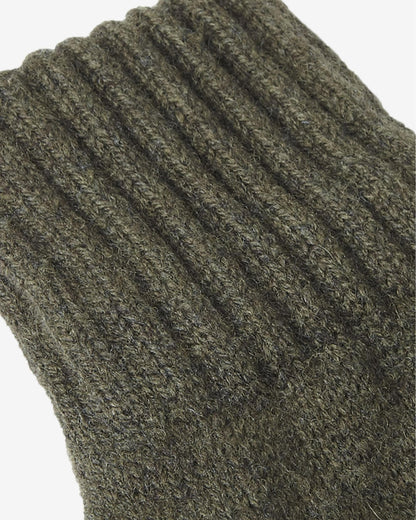 Barbour Lambswool Mens Gloves - Olive