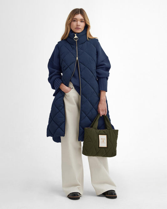 Barbour Leverton Womens Long Puffer Gilet