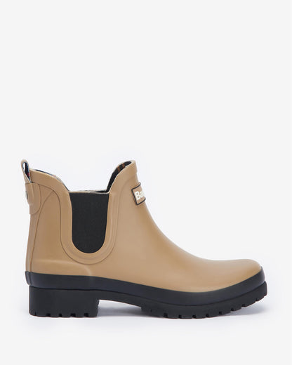 Barbour Mallow Womens Chelsea Wellies - Sandstone/Black