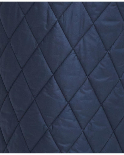 Barbour Malton Womens Long Quilted Jacket - Navy/Classic