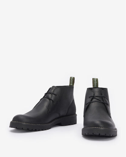 Barbour Maxwell Mens Chukka Boots - Black