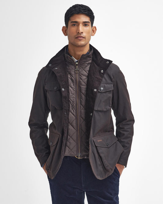 Barbour Ogston Mens Wax Jacket - Rustic/Classic